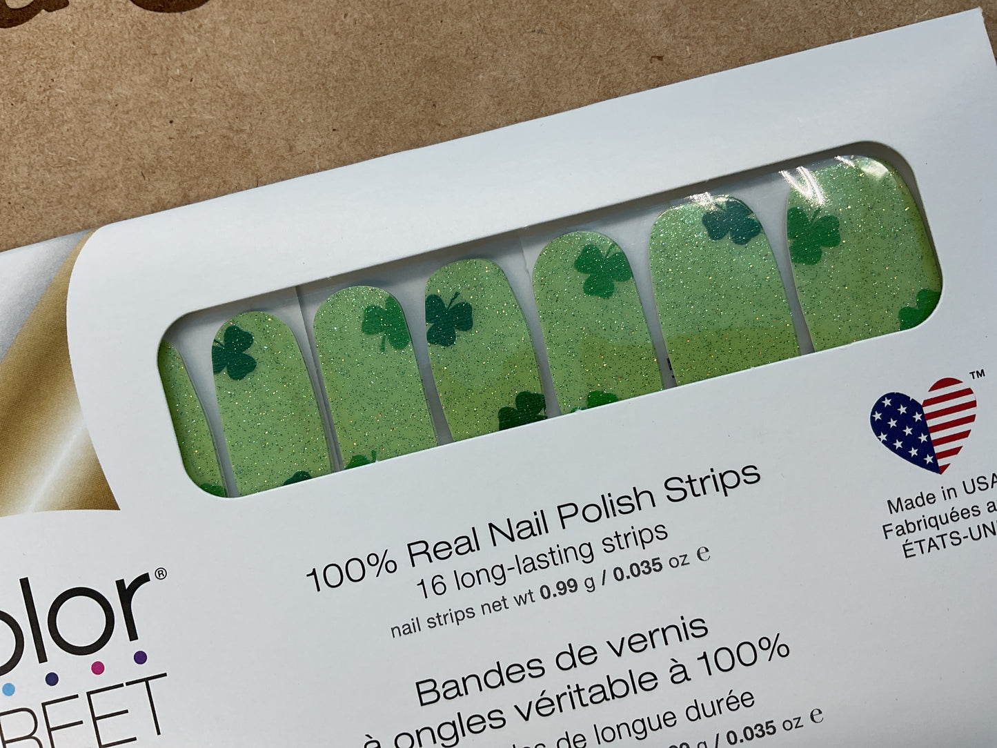 Color Street Nail Strips | Get Clover It | Real Polish | Easy Apply |