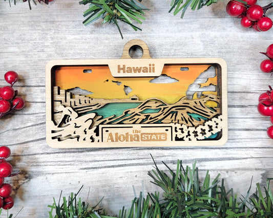 Customizable Hawaii Ornament