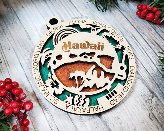 Hawaii Ornament