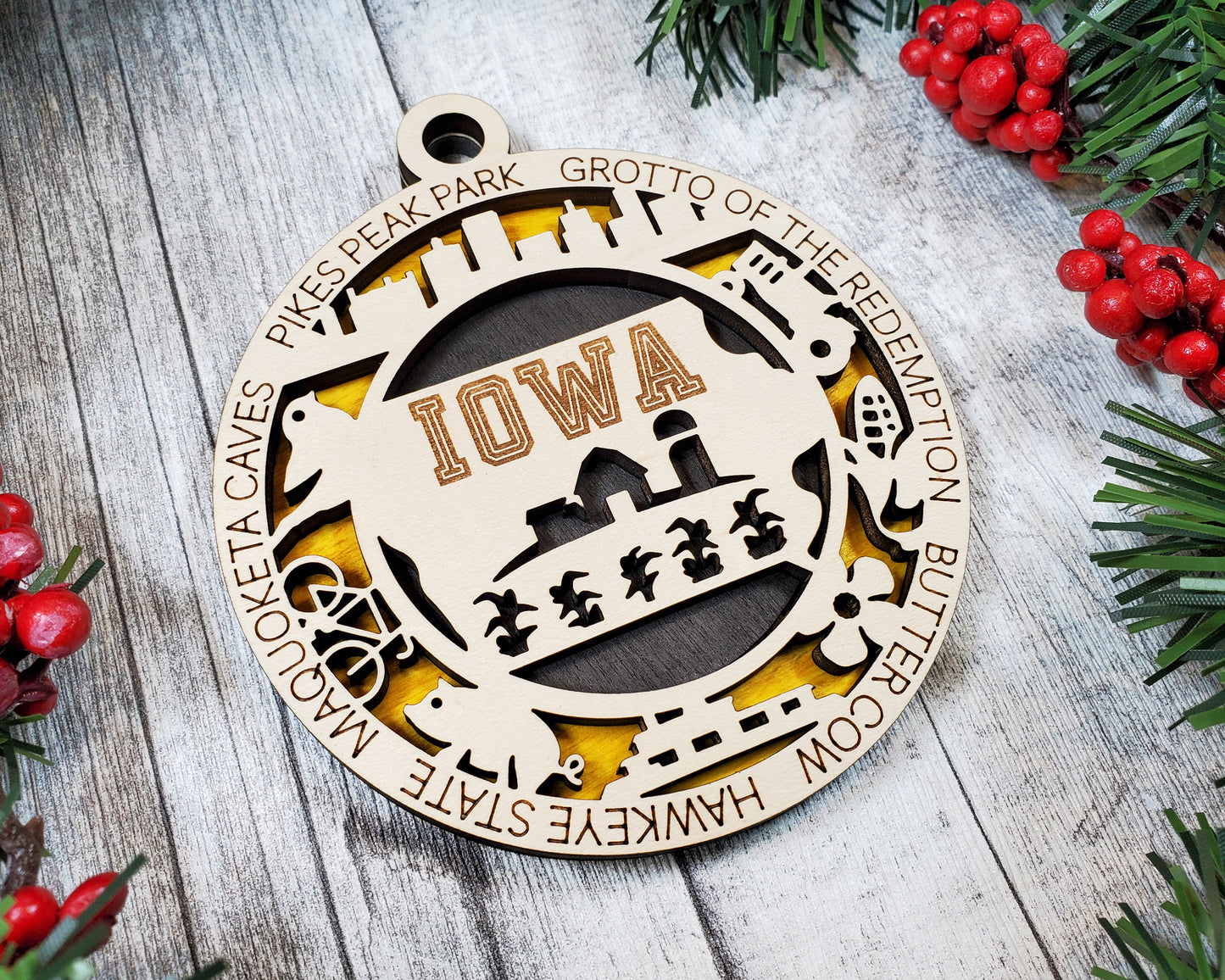 Iowa Ornament