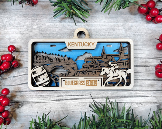 Customizable Kentucky Ornament