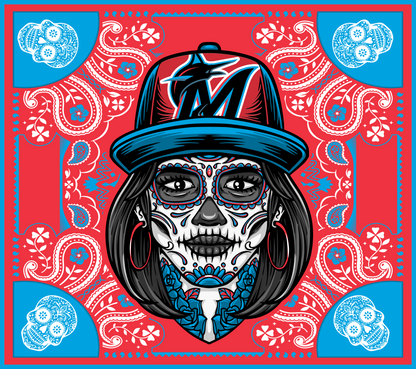 MLB Dia De Los Muertos (Day Of The Dead) 20 oz. Skinny Tumbler