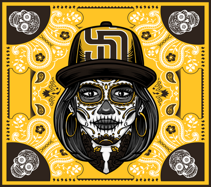 MLB Dia De Los Muertos (Day Of The Dead) 20 oz. Skinny Tumbler