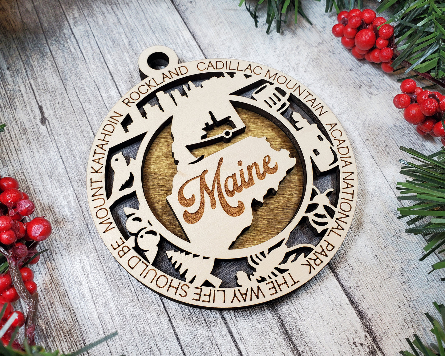 Maine Ornament