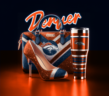 20oz Tumbler ~ Broncos Fashion Accessories