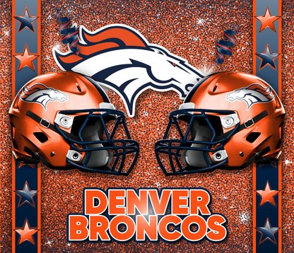 20oz Tumbler ~ Broncos Helmets