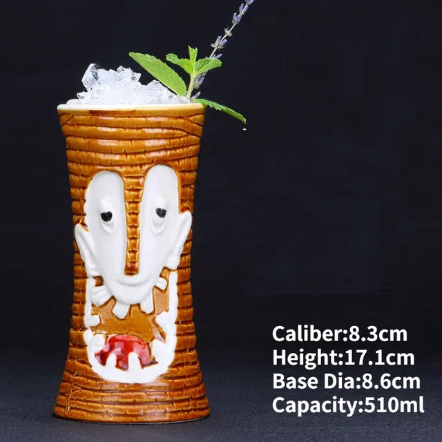 Hawaii Ceramic Tiki Mug