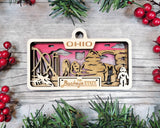 Customizable Ohio Ornament