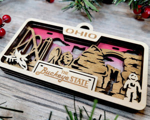 Customizable Ohio Ornament