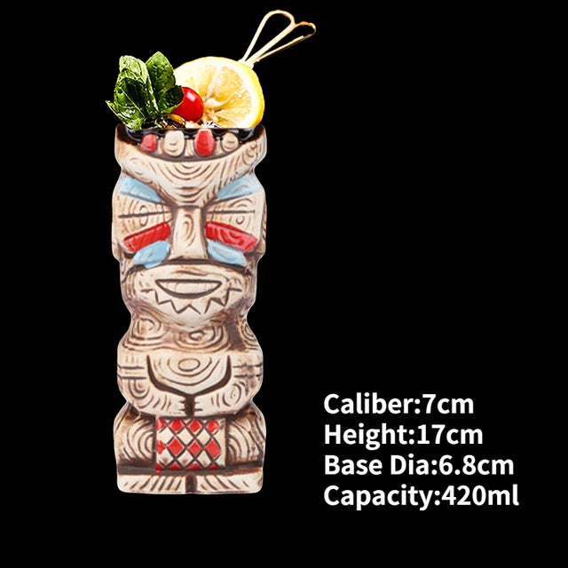 Hawaii Ceramic Tiki Mug