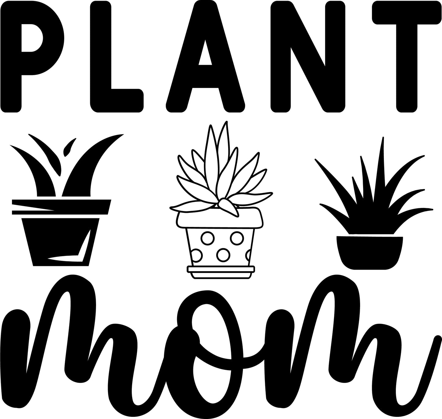 Plant Mom Crew neck T-Shirt