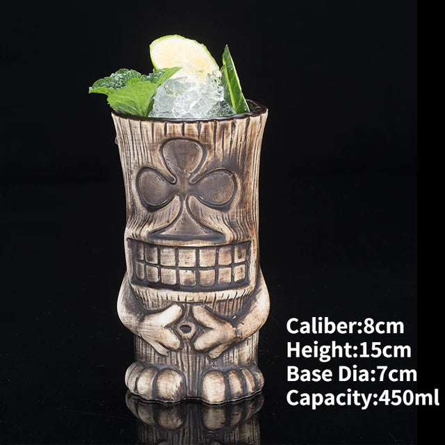 Hawaii Ceramic Tiki Mug