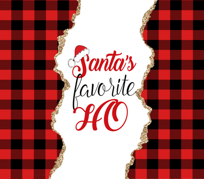 Santa's Favorite Ho Christmas 20 oz. Tumbler