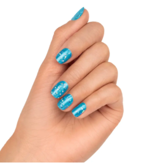 ColorStreet Nail Strips – Wailua Falls Blue Glitter