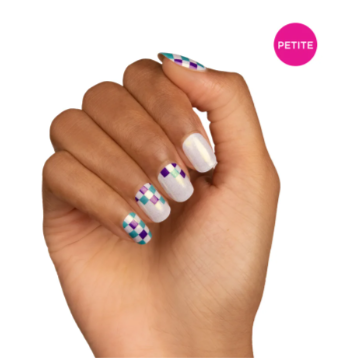 ColorStreet Nail Strips | Awareness Shade - Help is Real - Petitie | Real Polish | Easy Apply