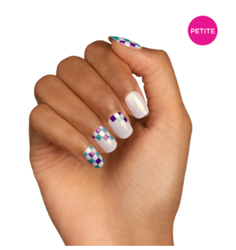 Color Street Help Is Real Petite Awareness Shimmer Nail Strips