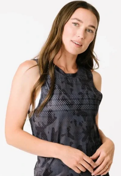 Zyia Active ~  Black Camo Chill Tank RC