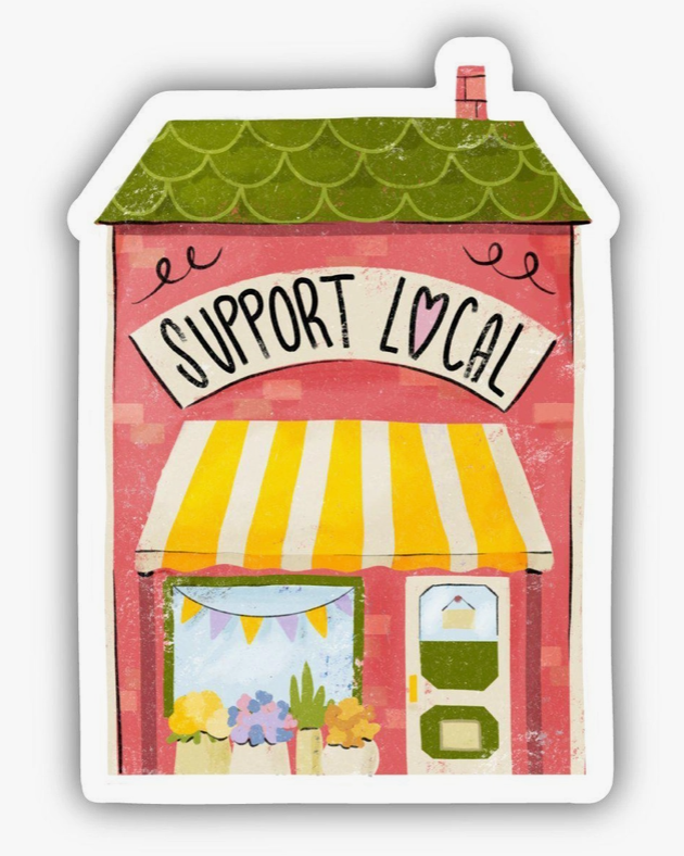 Support Local - Holiday Sticker