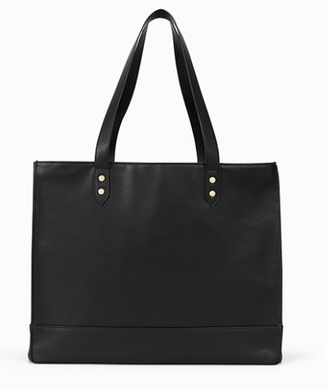 Thirty One Square Tote *Black Smooth Pebble*