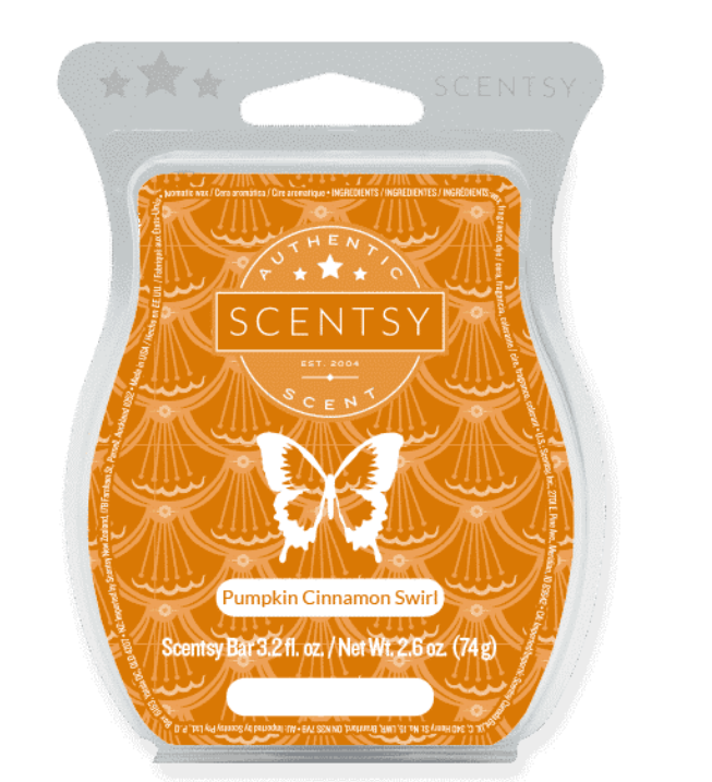 Scentsy Wax Melt – Pumpkin Cinnamon Swirl
