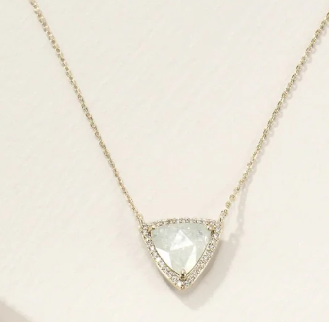 Sommerville Crackle Pendant ~ White Opal by Stella and Dot