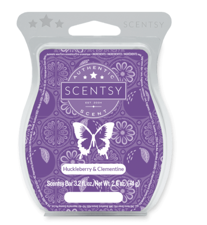Scentsy Wax Melt – Huckleberry & Clementine