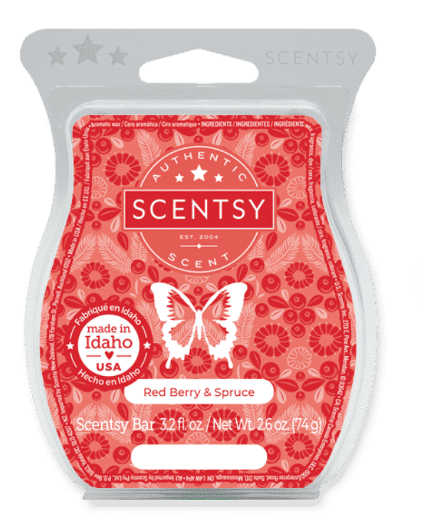 Scentsy Wax Melt – Red Berry & Spruce