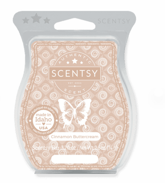 Scentsy Wax Melt – Cinnamon Buttercream