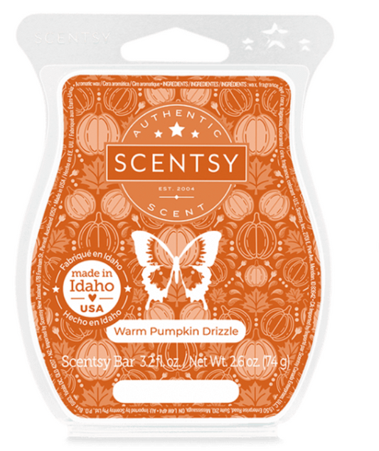 Scentsy Wax Melt – Warm Pumpkin Drizzle