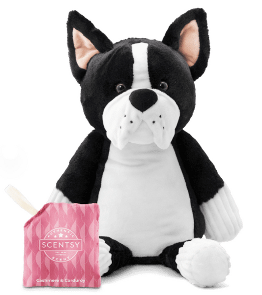 Scentsy Buddy ~ Frankie the French Bulldog (Cashmere & Corduroy Scent Pak)