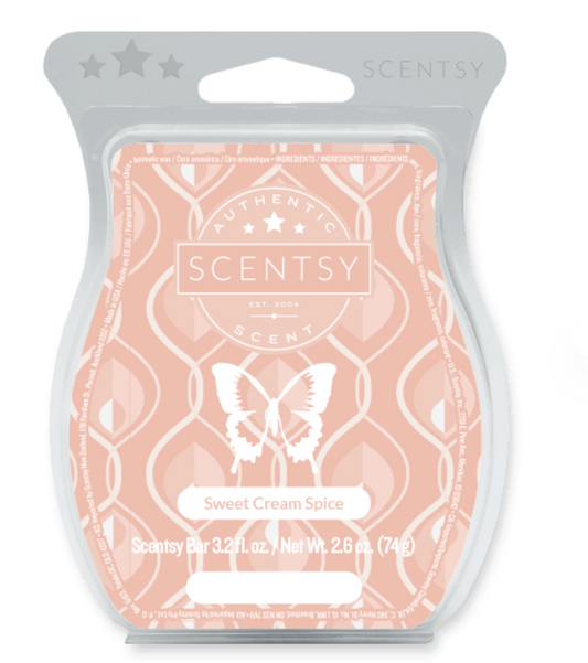 Scentsy Wax Melt – Sweet Cream Spice