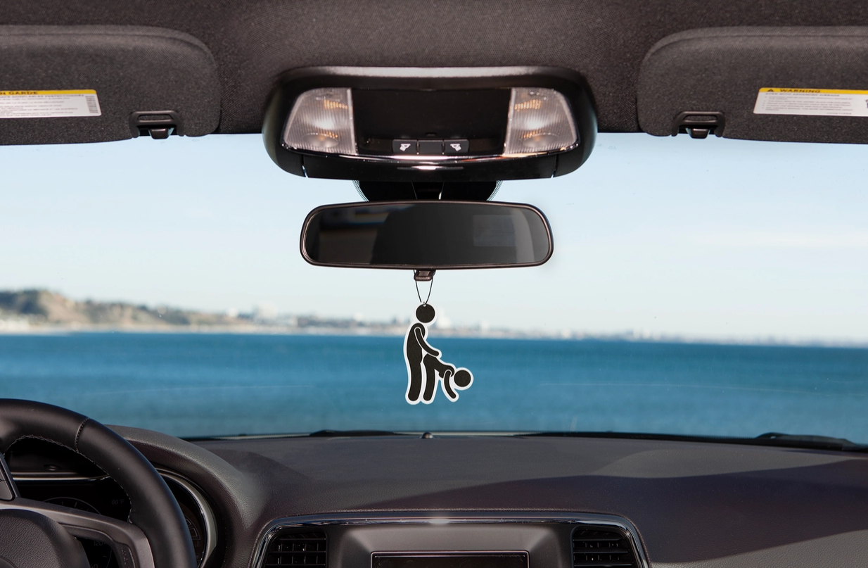 Adult Stick Figures Air Freshener