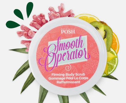 Perfectly Posh Smooth Operator Firming Body Scrub 6 oz Pink Coral
