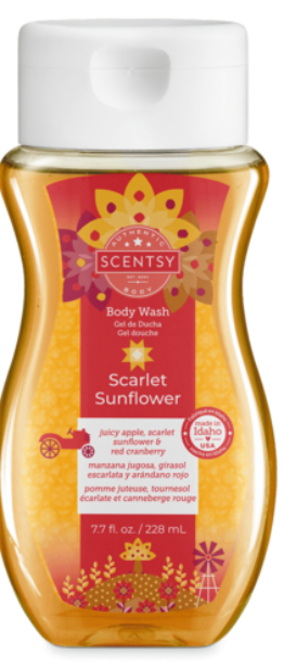 Scentsy ~ Body Wash *Scarlet Sunflower* 228 ml