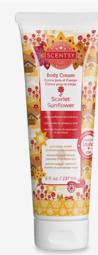 Scentsy ~ Body Cream *Scarlet Sunflower*