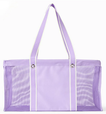 Thirty-One Gifts - Mesh Large Utility Tote *Purple Mesh*