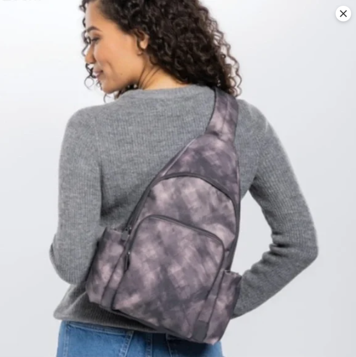 Thirty-One Gifts Adjustable Sling Backpack *Dusky Smoke*