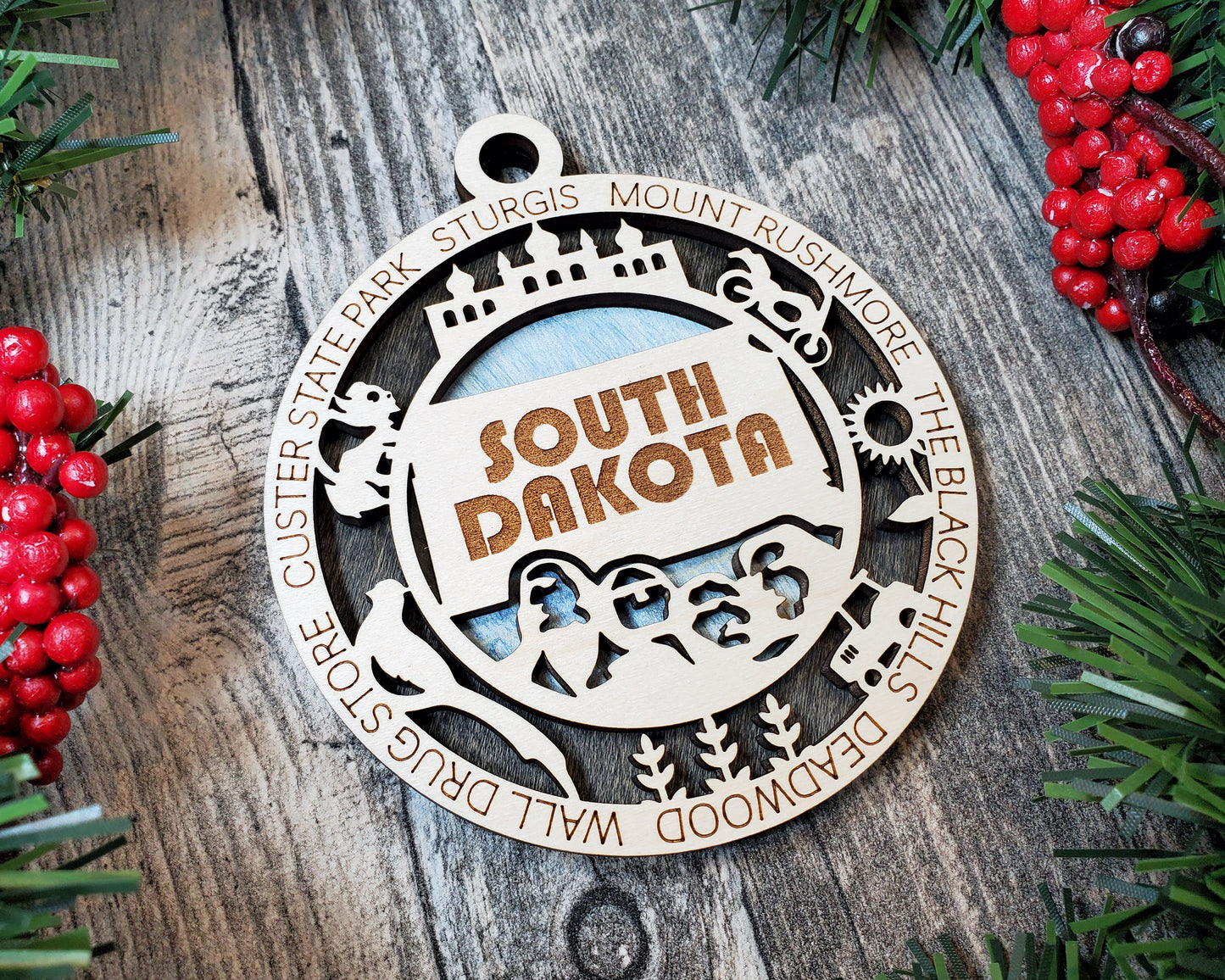 South Dakota Ornament
