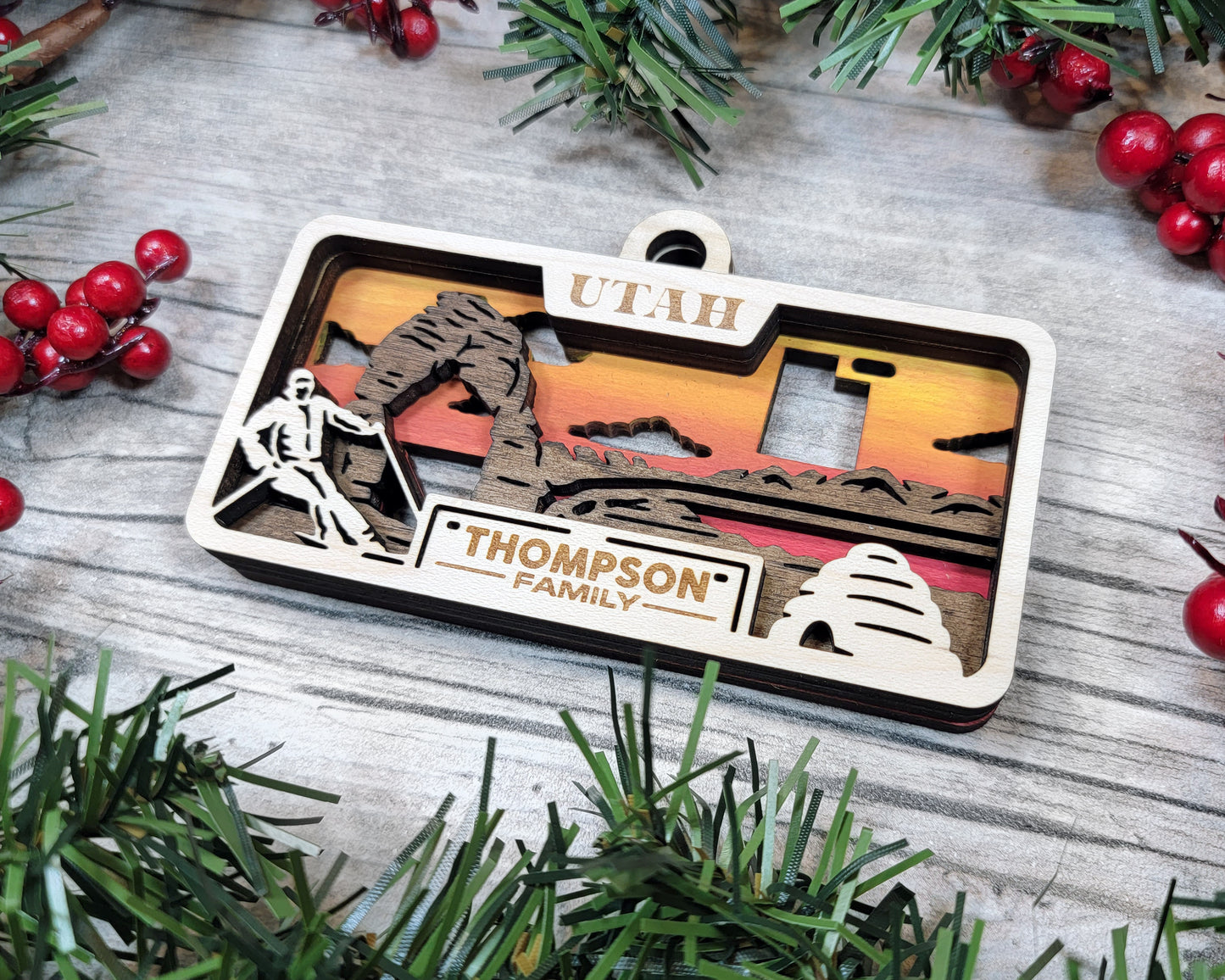 Customizable Utah Ornament