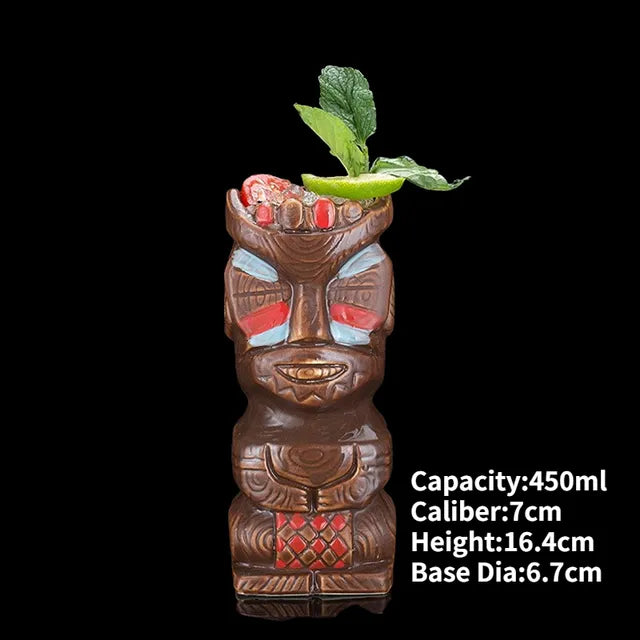 Hawaii Ceramic Tiki Mug