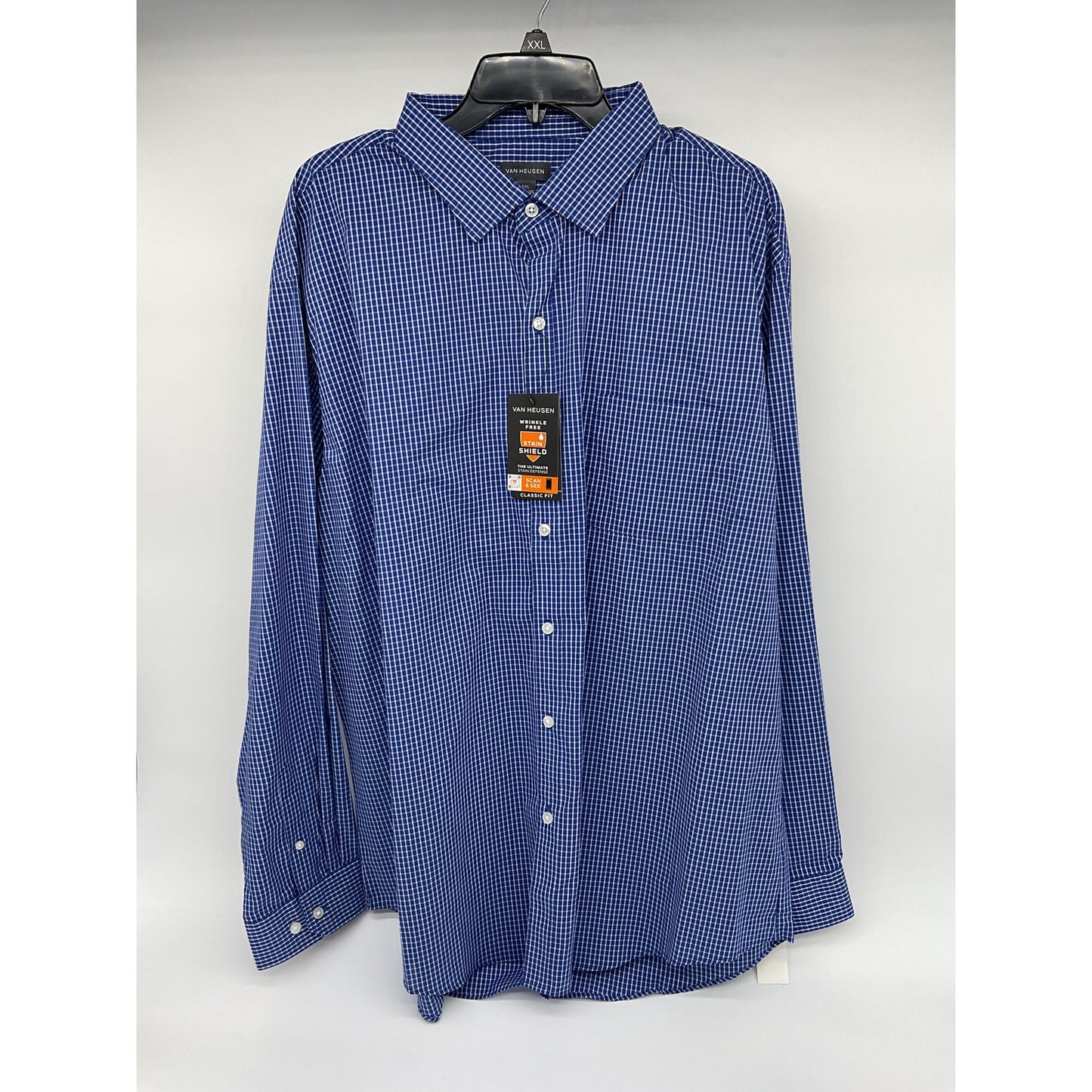 Van Heusen Men’s Wrinkle-Free Button-Down Shirt XXL