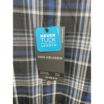 Van Heusen Never Tuck Long Sleeve Shirt – XXL