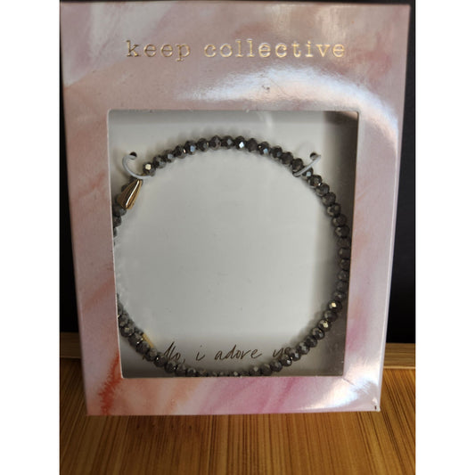 Keep Collective ~ Rebel Coil Bracelet ~ Gold/Hematite