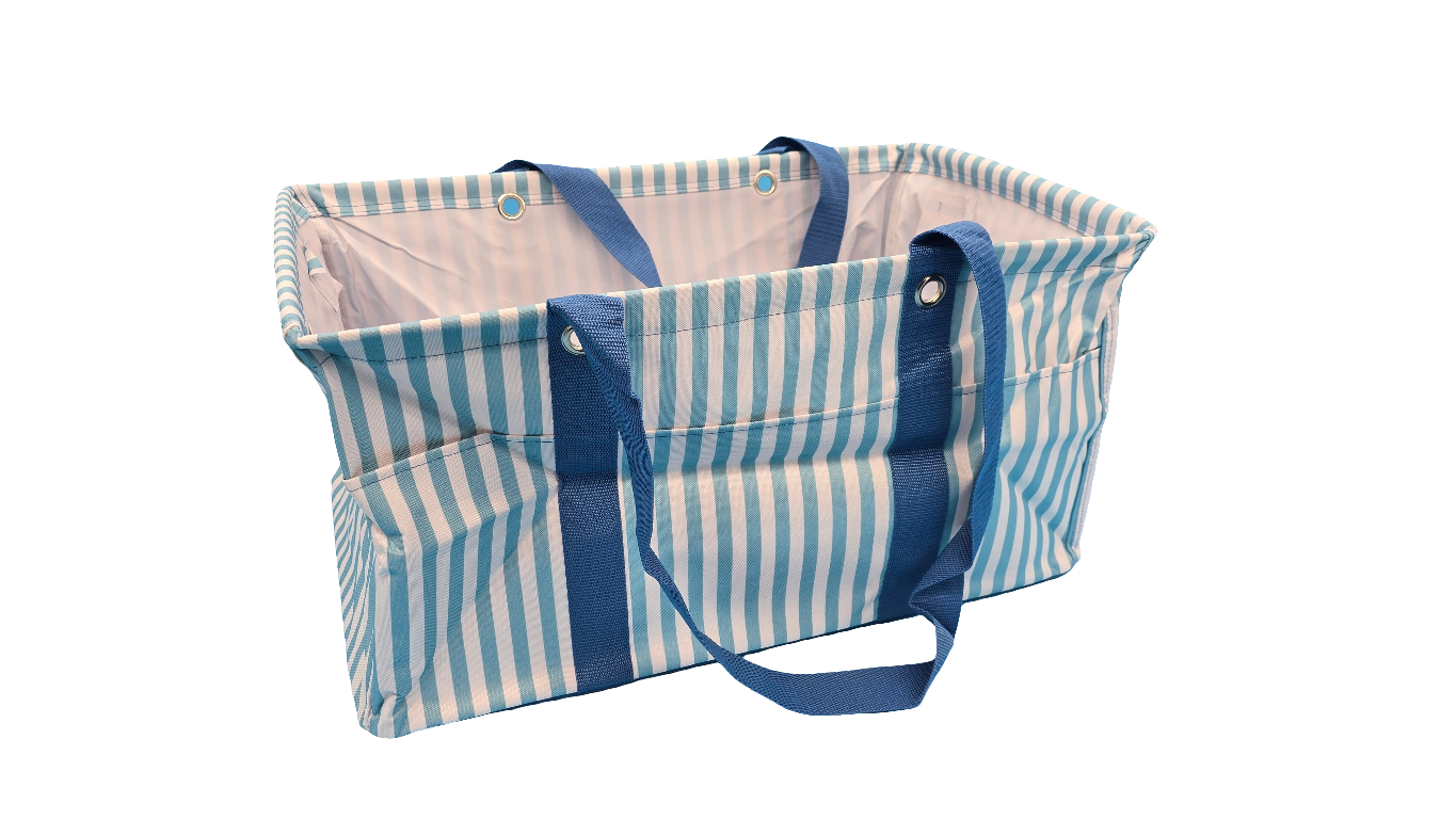 Thirty-One Gifts Deluxe Utility Tote *Summer Stripes*