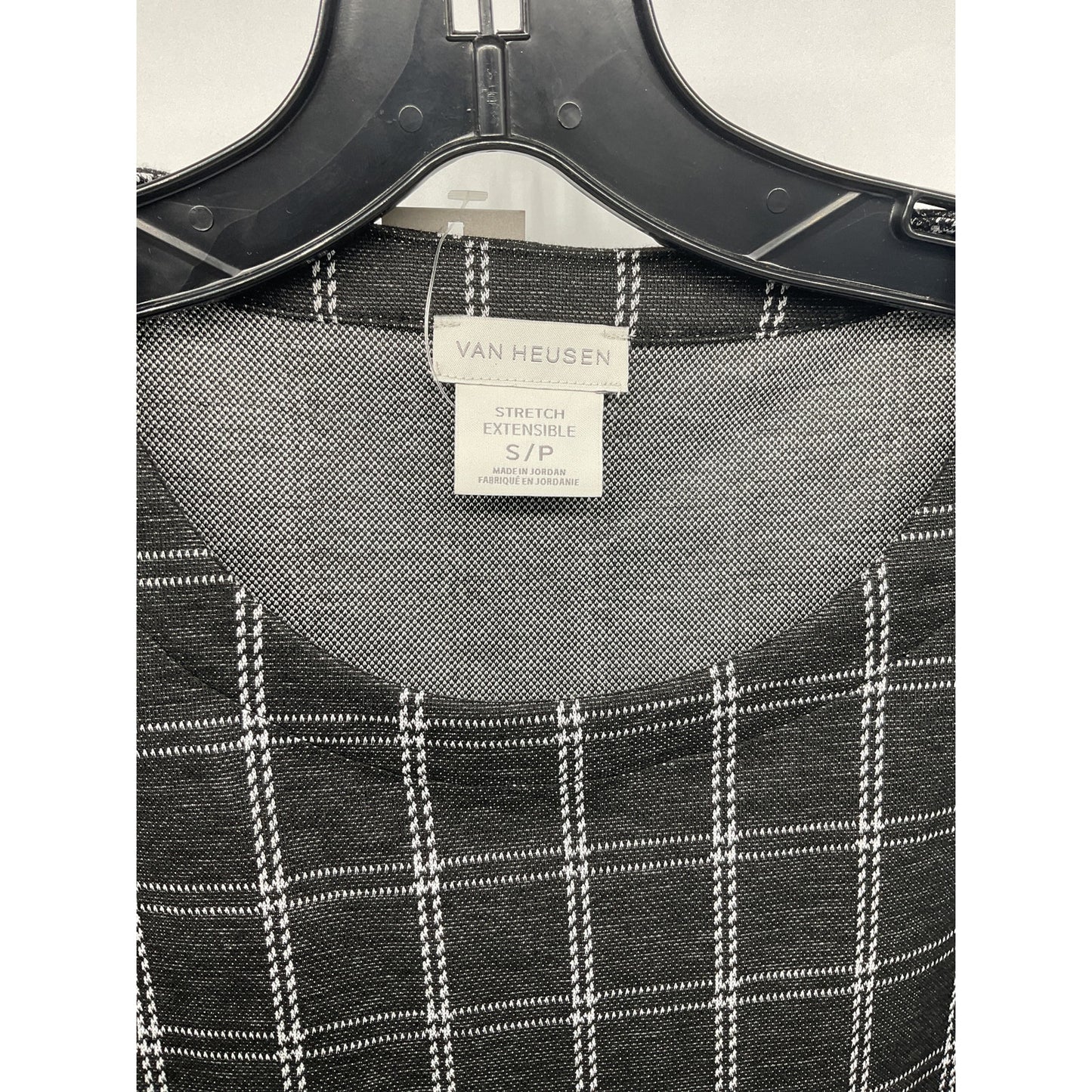 Van Heusen Women’s Plaid Stretch Top – S