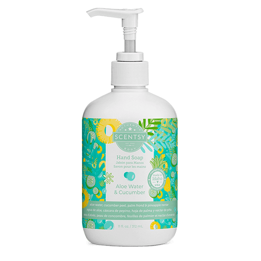 Scentsy ~ Hand Soap *Aloe Water & Cucumber* 312 mL