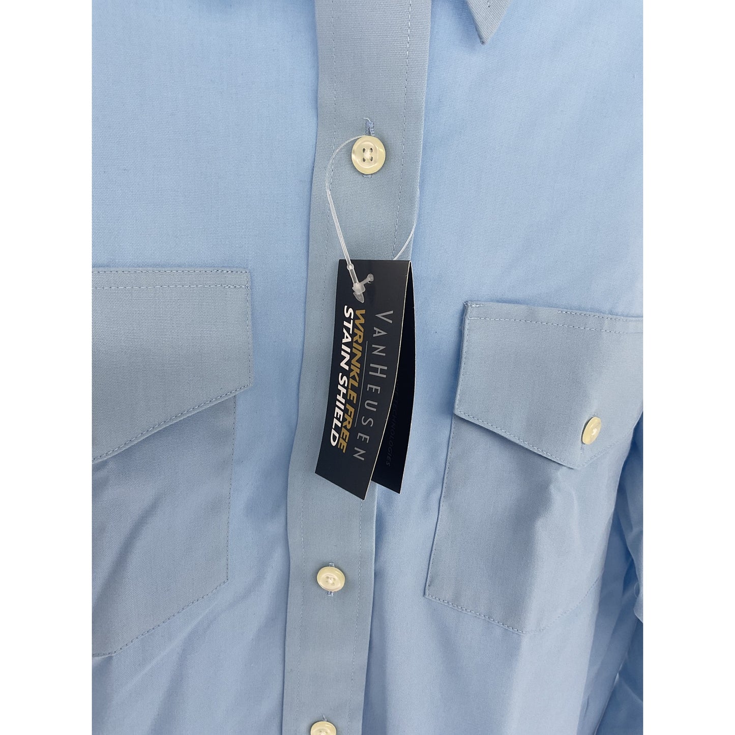 Van Heusen The Aviator Womens Button Up Size 10A-L/S