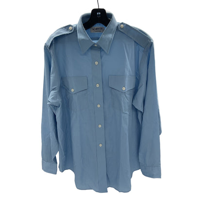 Van Heusen The Aviator Womens White Button Up Size 14