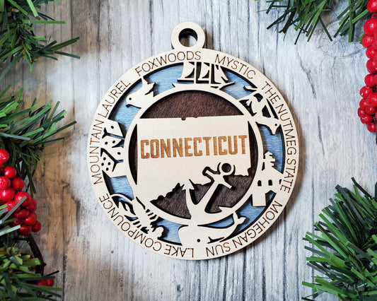 Connecticut Ornament