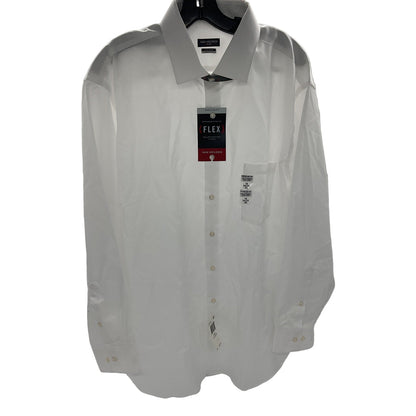 Van Heusen Men’s White FLEX Dress Shirt 2XL